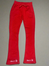 Load image into Gallery viewer, &quot;Supreme Spirit&quot; Womens  Crop Top/ Stack pants Set