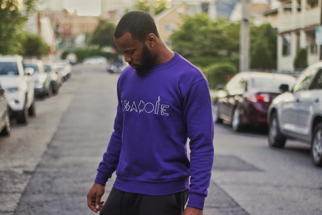 Chapoie Clothing Platinum People design unisex crewneck. The universal connection clothing. Stay connected! 
