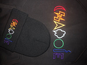 Chapoie Clothing Manifest Nation design beanie. The universal connection clothing. Stay connected! 